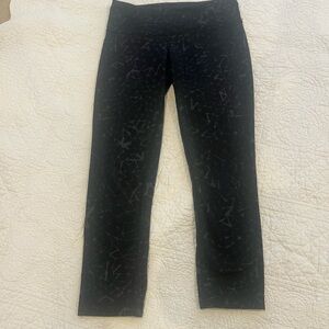 lululemon athletica Black Patterned Leggings